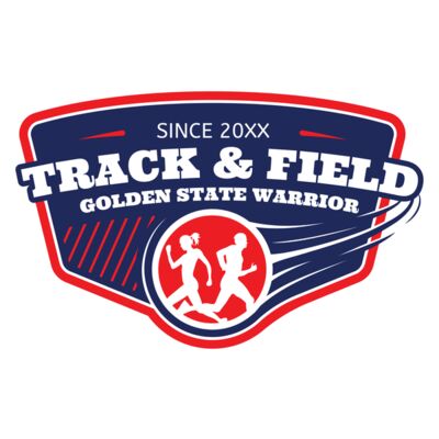 Track & Field Team Logo 01 Miniatura