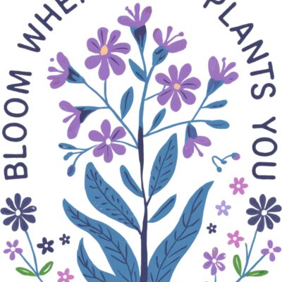 Bloom where god plants you Miniatura
